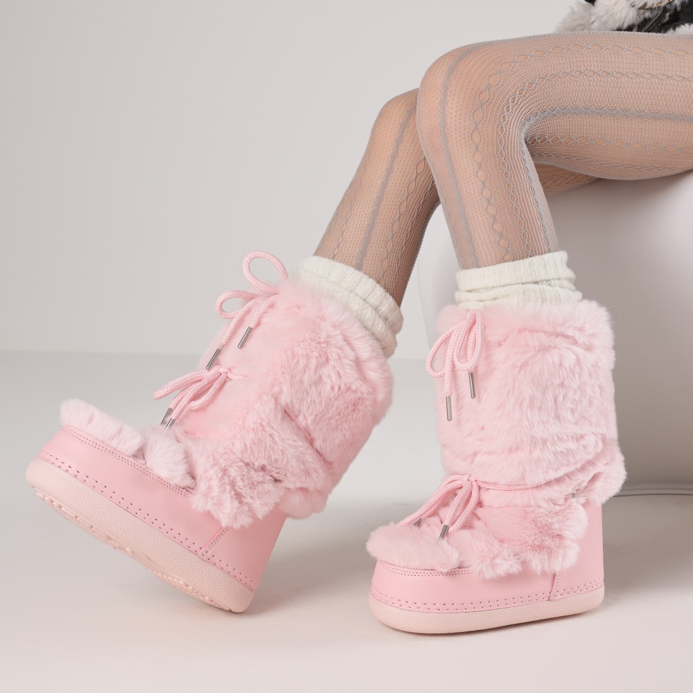 Winter Boot Insulated - Stivali Pelosi da Donna con Punta