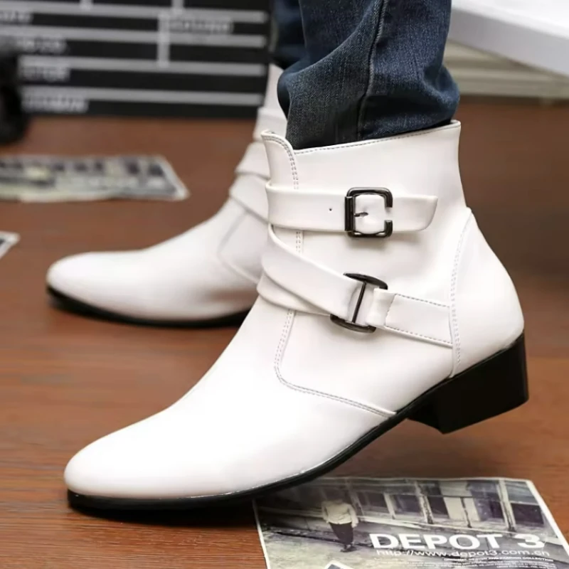 Men Shoes Formal - Nuovi stivali da uomo Stivaletti Chelsea