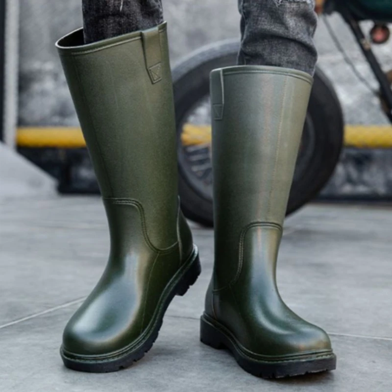 Men'S Shoes Water Resistant - Stivali da pioggia per uomo Gum