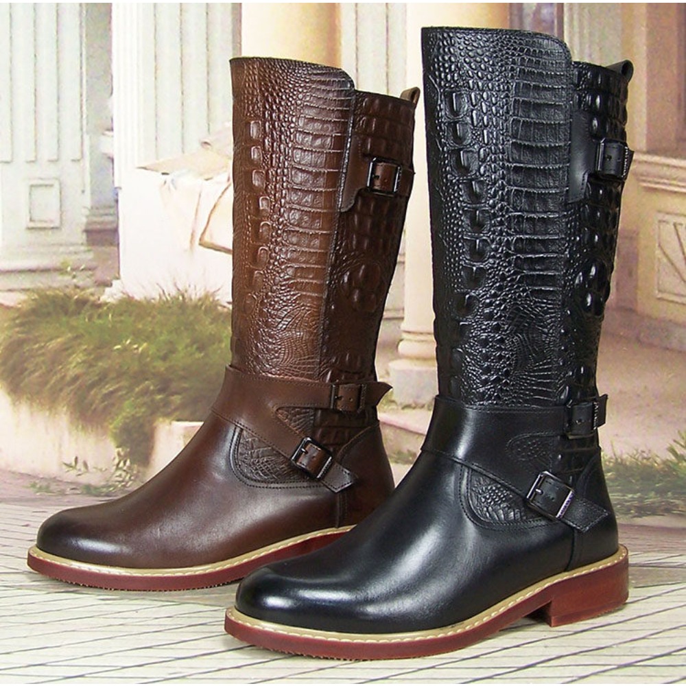 Men'S Shoes Zipper - Stivali da uomo alla moda in