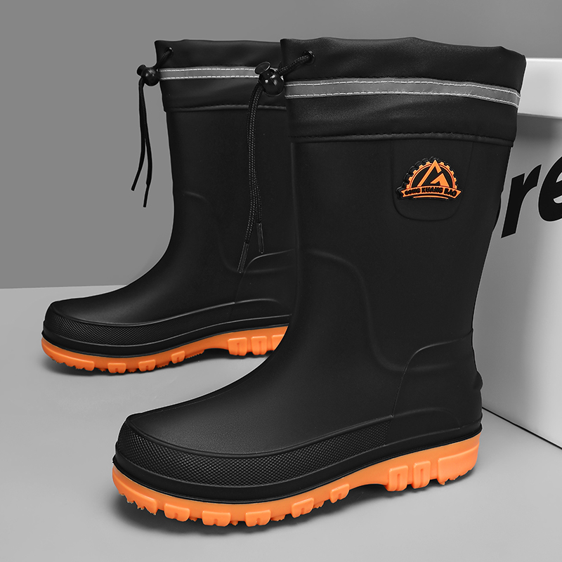 Men'S Shoes Water Resistant - Stivali da Pioggia da Lavoro per