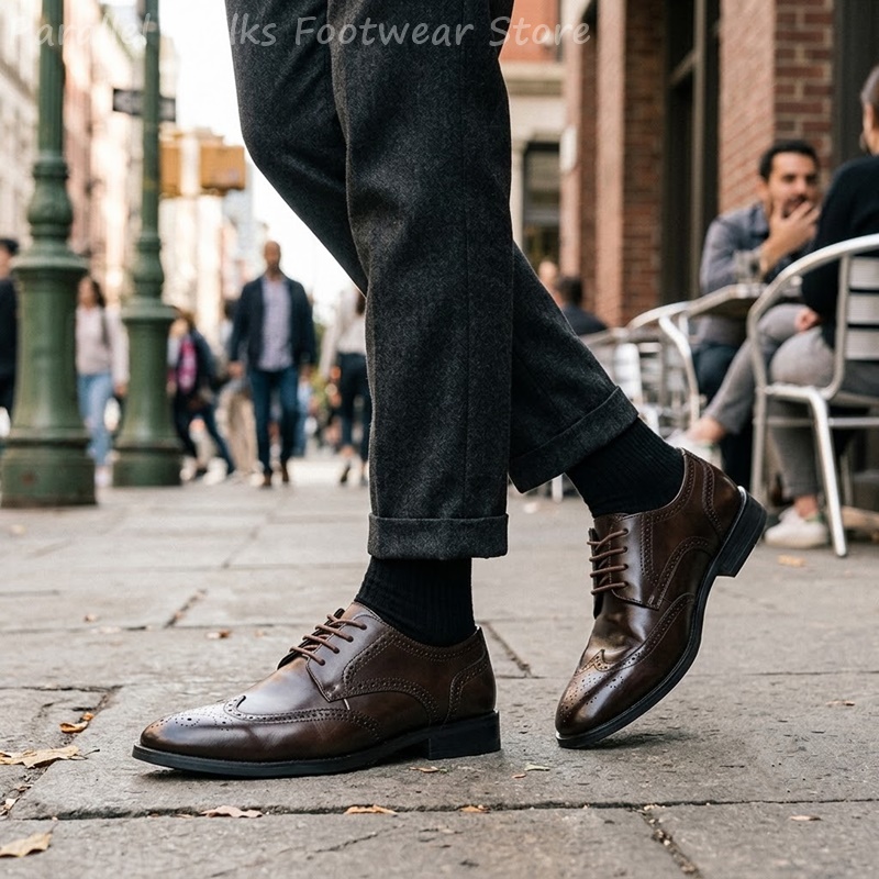 Scarpe Derby Brogue da uomo, e - Men Shoes Formal recensione e prezzo