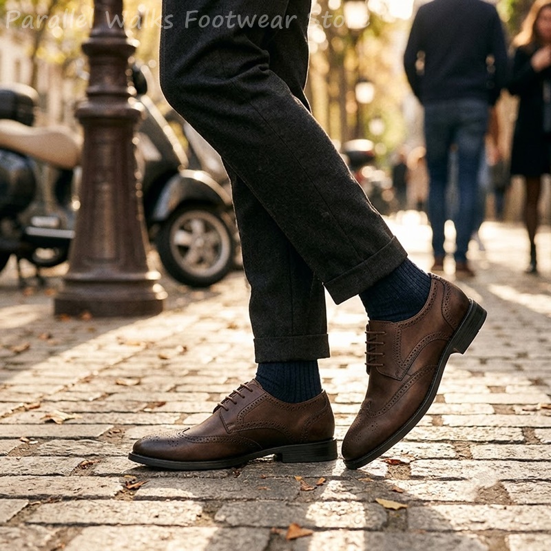 Scarpe Derby Brogue da uomo, e - Men Shoes Formal recensione e prezzo