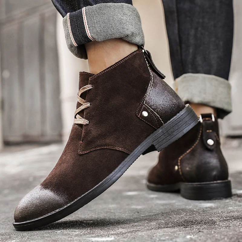 Nuovi stivaletti in pelle scam - Men'S Shoes Zipper recensione e prezzo