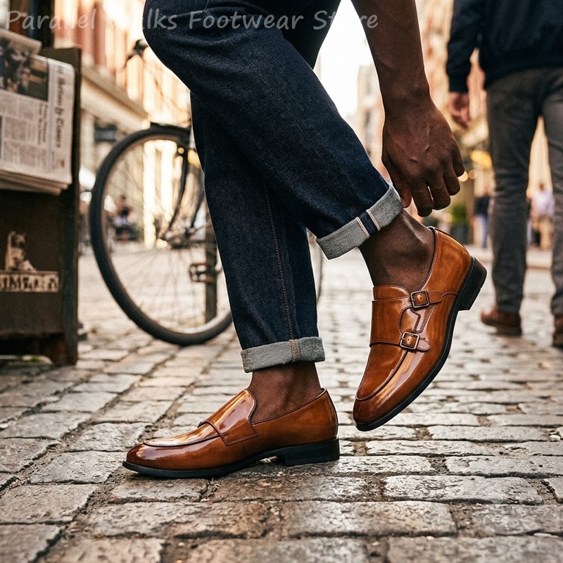Mocassini da uomo con doppia f - Men Shoes Formal recensione e prezzo