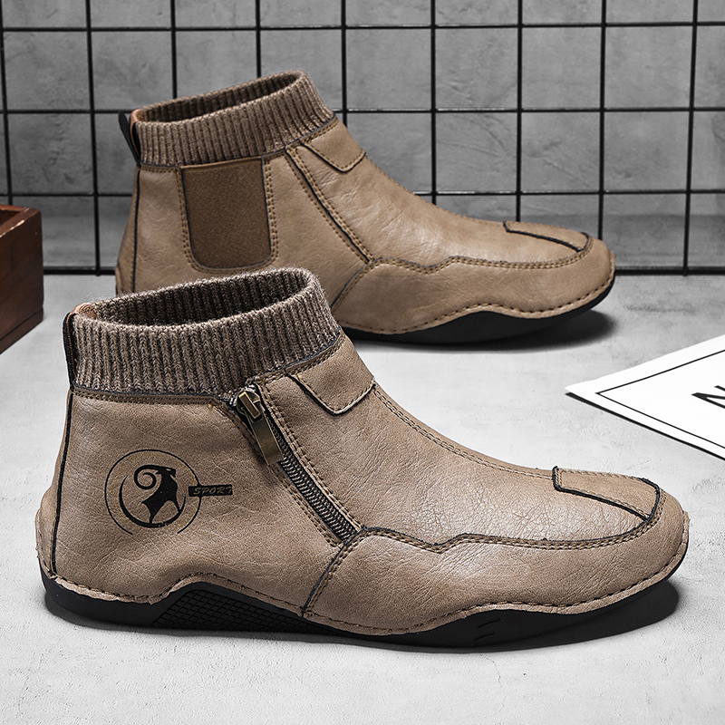 Stivali Casual da Uomo Autunno - Men'S Shoes Zipper recensione e prezzo