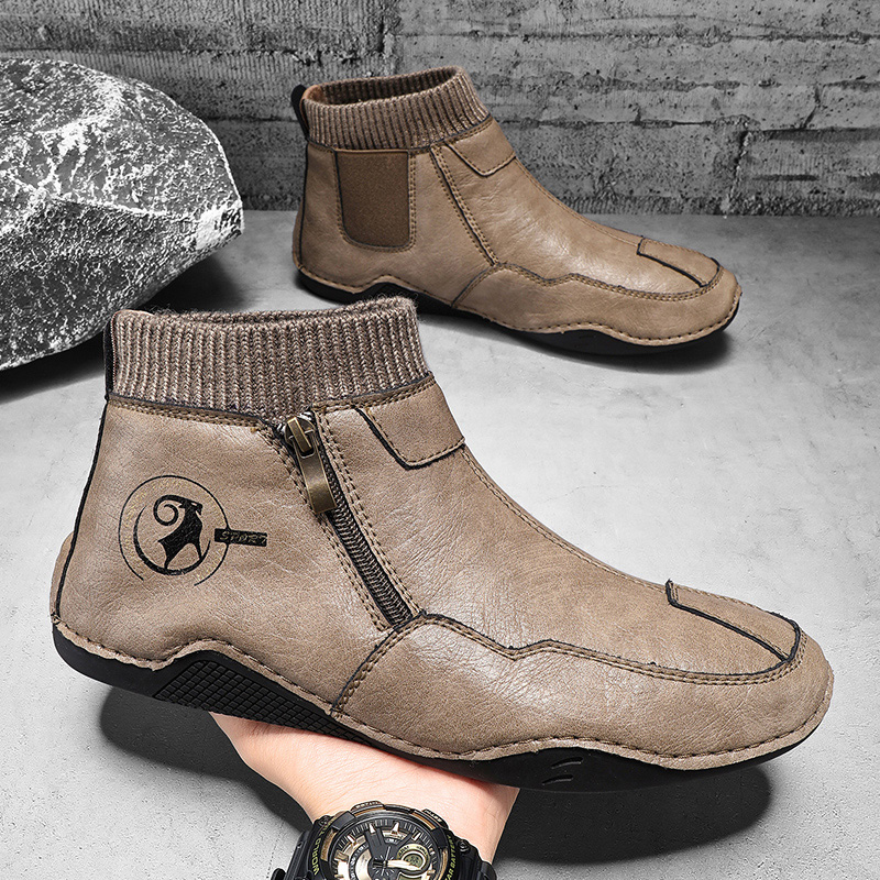 Stivali Casual da Uomo Autunno - Men'S Shoes Zipper recensione e prezzo