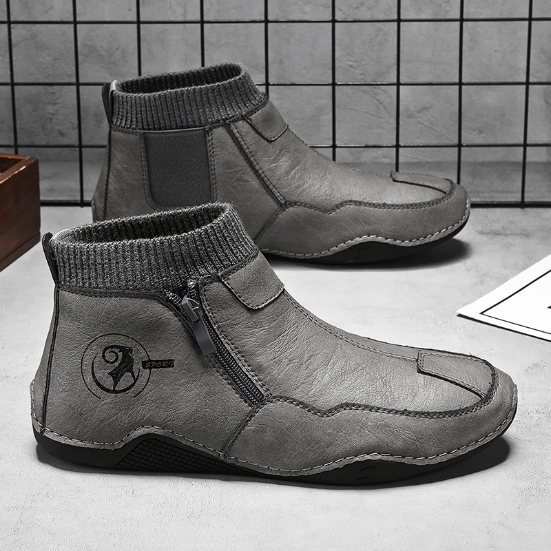 Stivali Casual da Uomo Autunno - Men'S Shoes Zipper recensione e prezzo