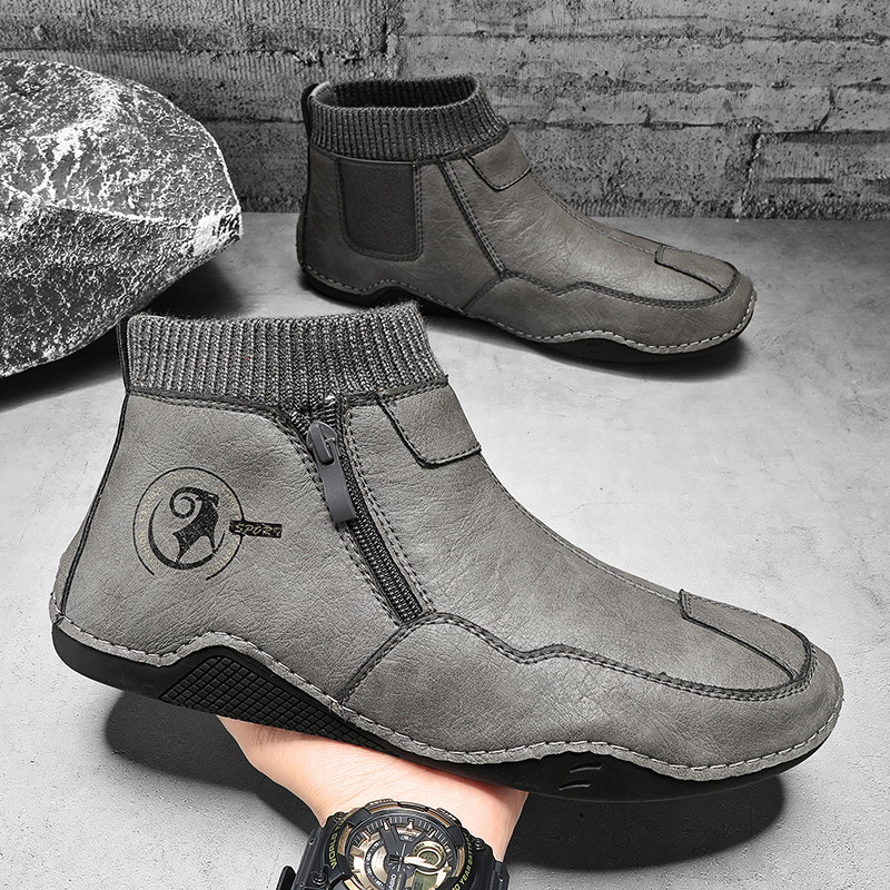 Stivali Casual da Uomo Autunno - Men'S Shoes Zipper recensione e prezzo