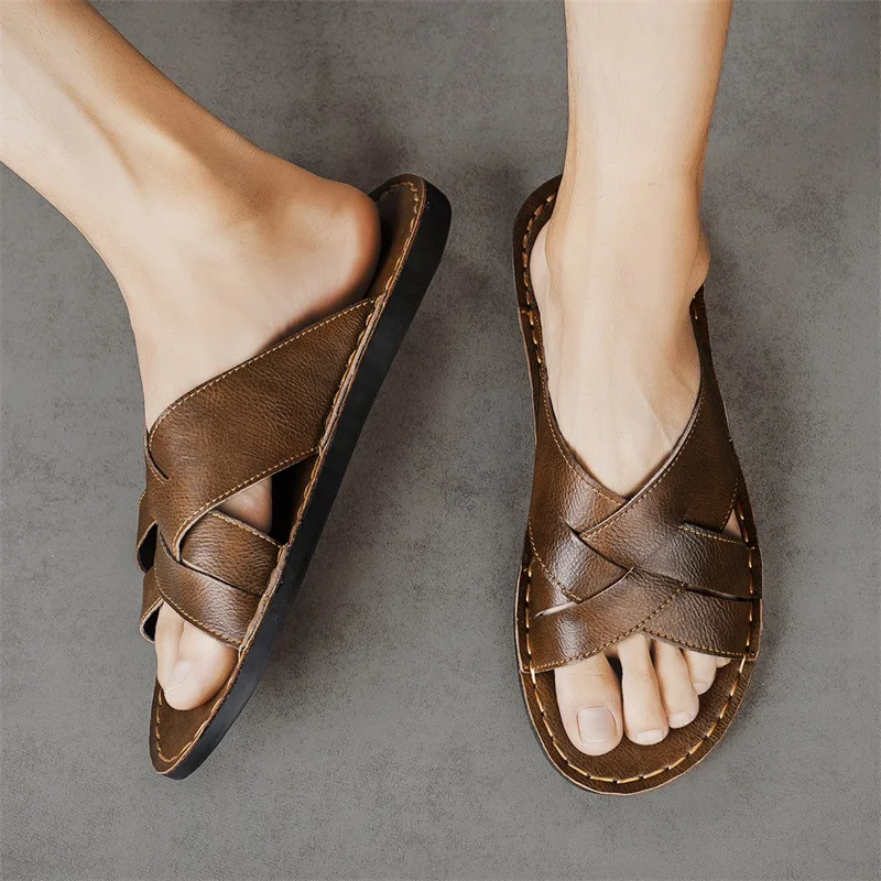 Sandali casual da uomo in vera - Men Shoes Marks recensione e prezzo