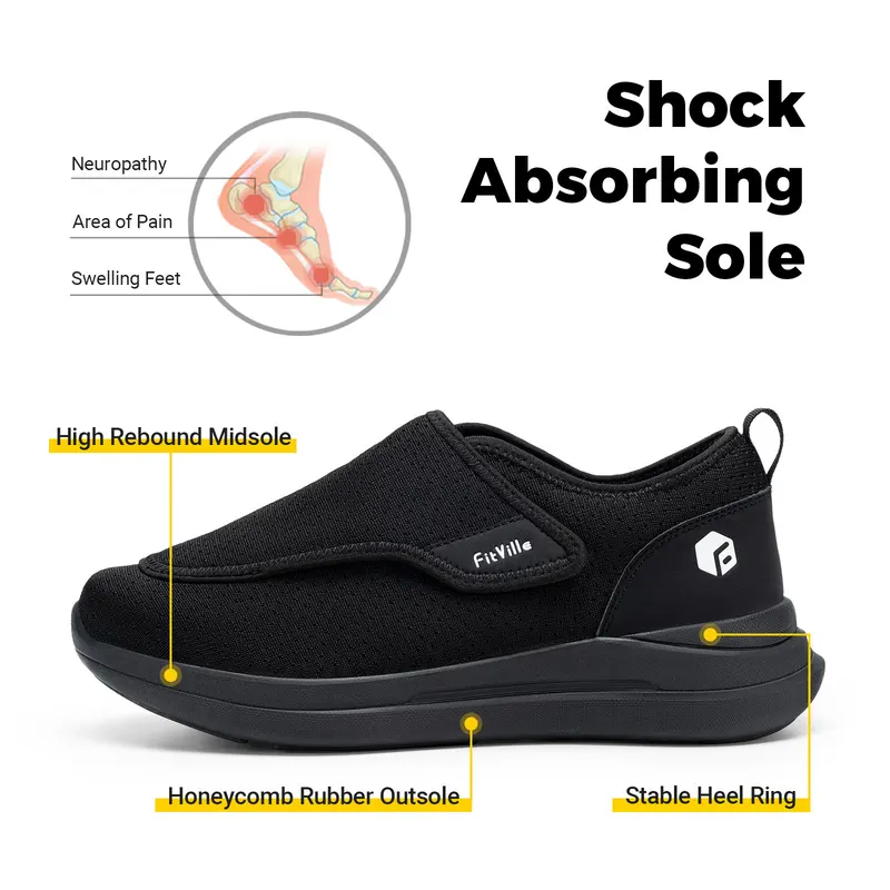 FitVille scarpe diabetiche da  - Men'S Shoes Diabetic recensione e prezzo