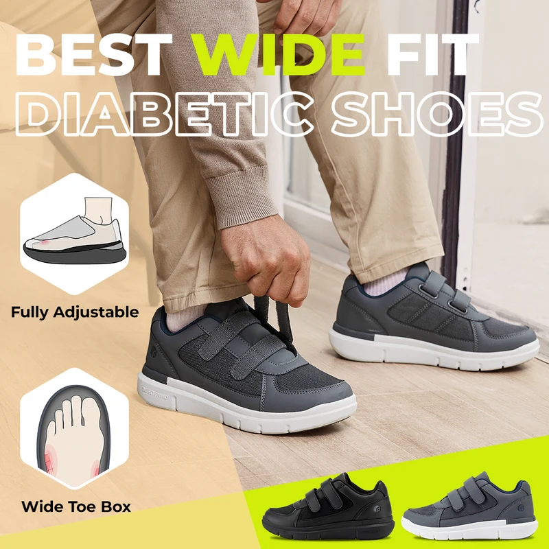 FitVille Scarpe per Diabetici  - Men'S Shoes Diabetic recensione e prezzo