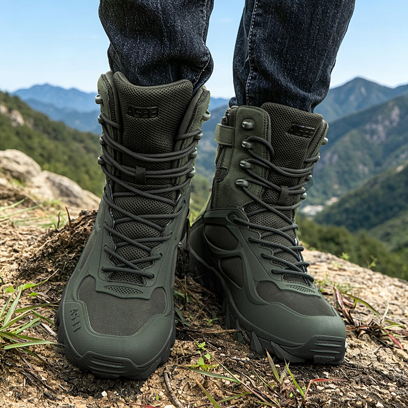 Stivali Tattici da Uomo, Casua - Men'S Shoes Zipper recensione e prezzo