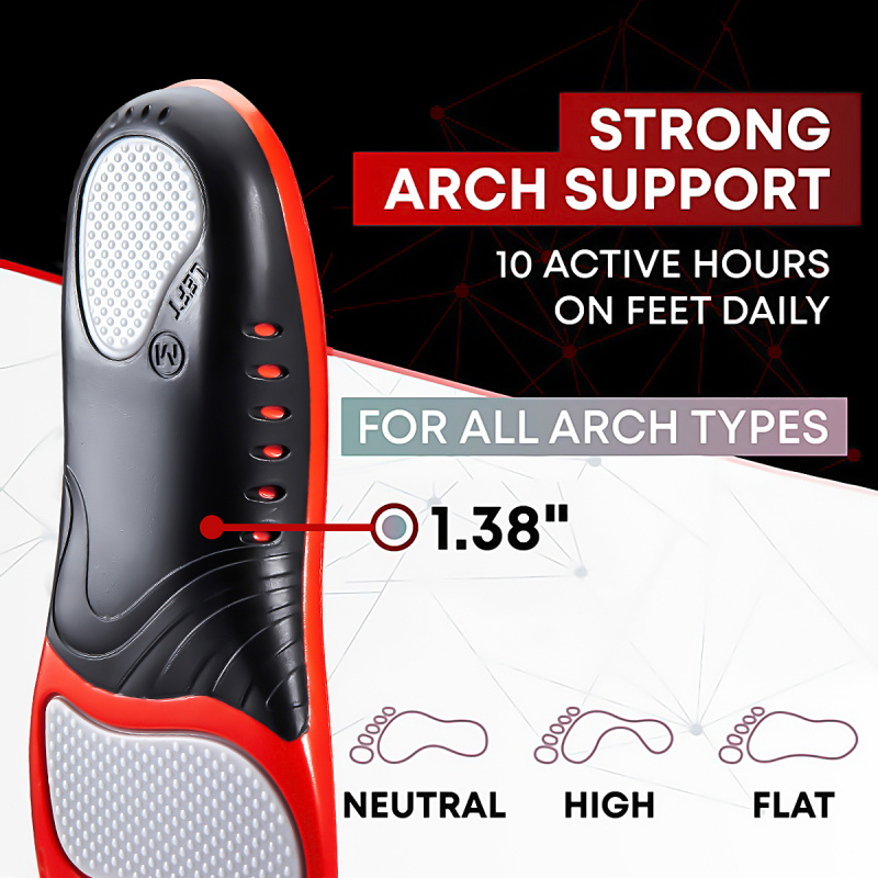 Solette in Gel di Silicone Pre - Men'S Shoes Plantar Fasciitis recensione e prezzo