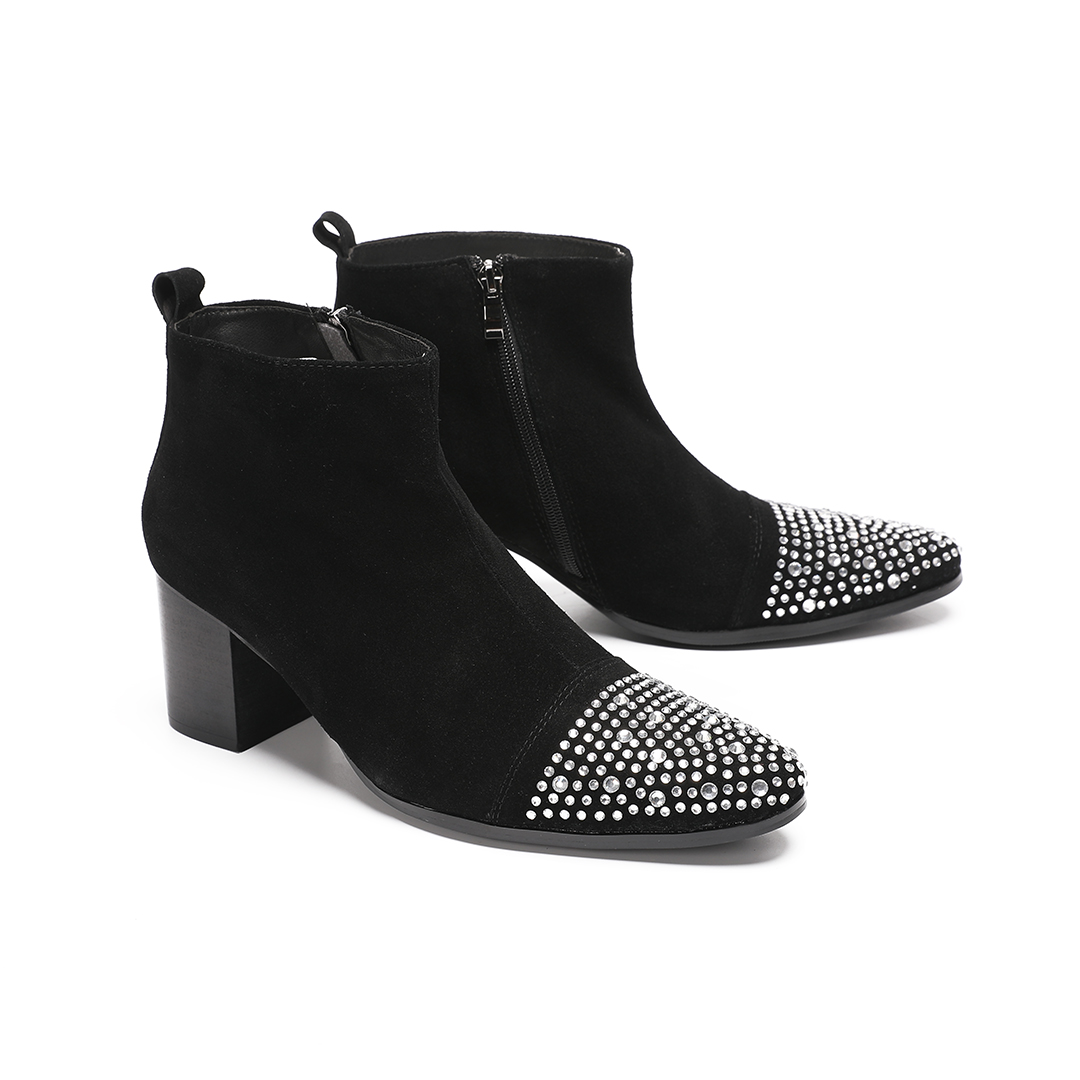 Stivaletti da uomo in pelle sc - Men'S Shoes Zipper recensione e prezzo