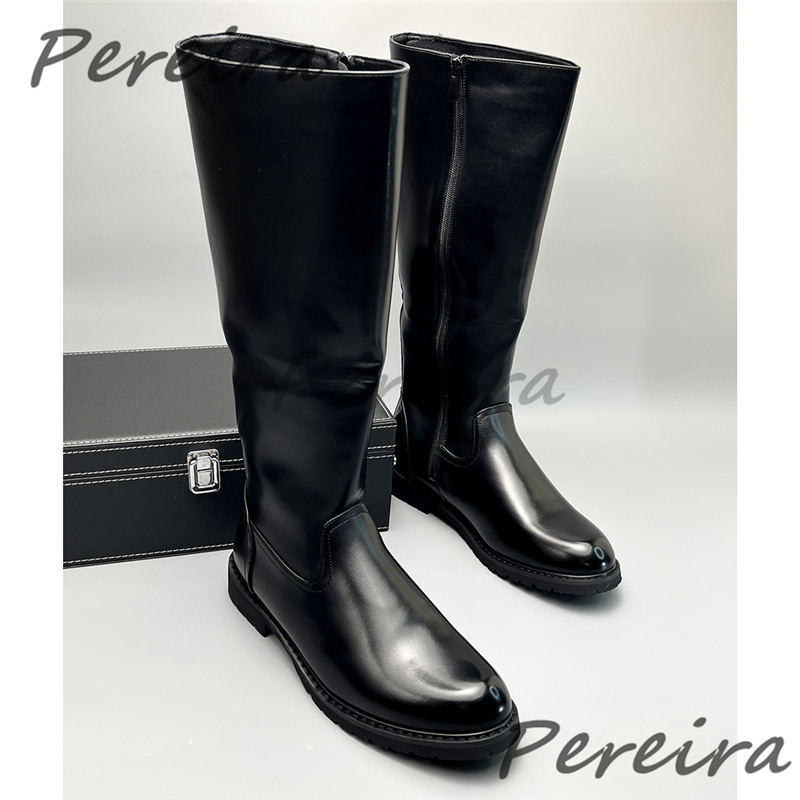Stivali alti al ginocchio da u - Men'S Shoes Zipper recensione e prezzo