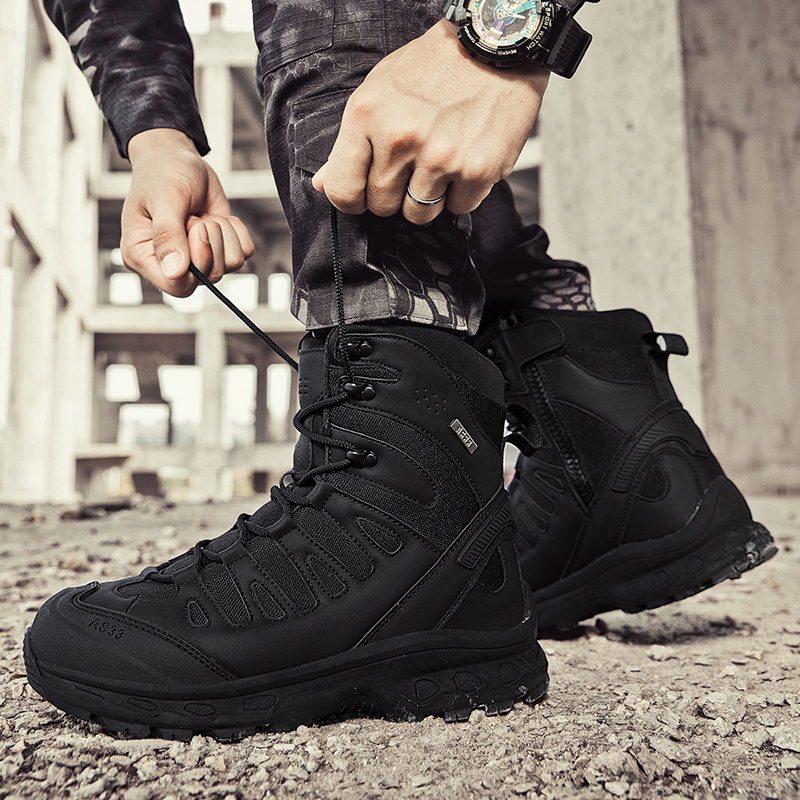 Nuovi uomini stivali tattici m - Men'S Shoes Zipper recensione e prezzo