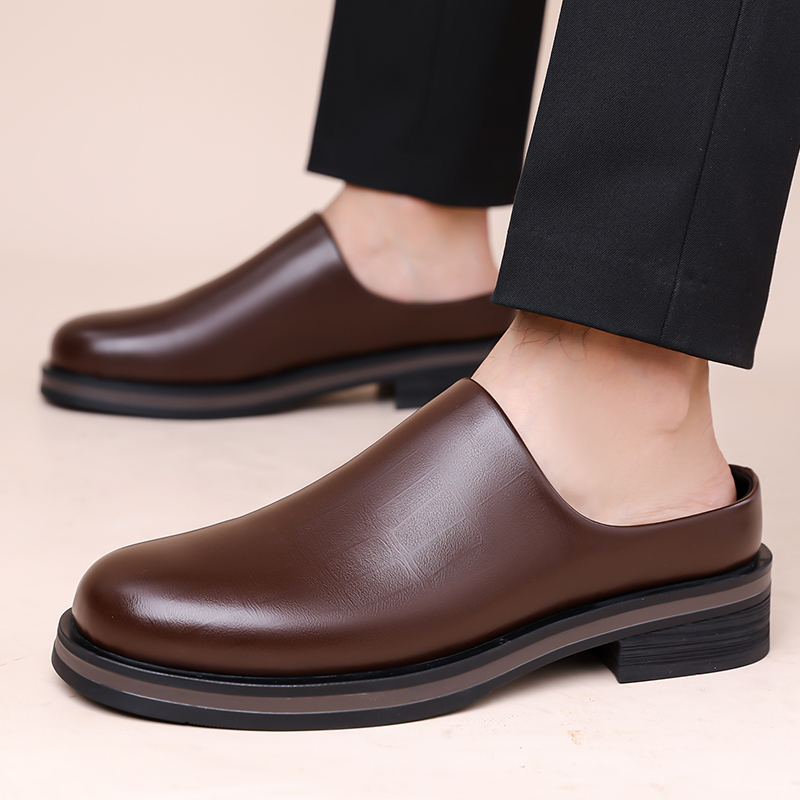 Mules da uomo slip-on, in pell - Men Shoes Marks recensione e prezzo