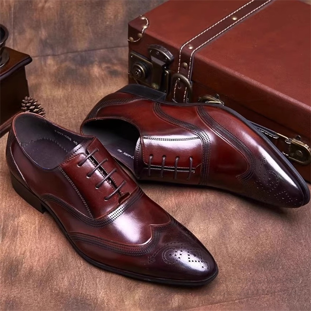 Scarpe da uomo in vera pelle b - Men Shoes Formal recensione e prezzo
