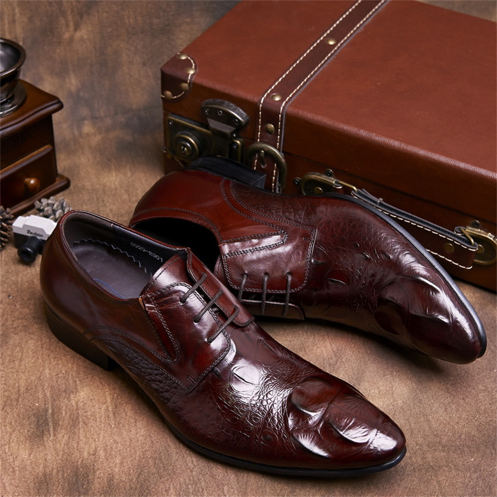 Scarpe da uomo in pelle a punt - Men Shoes Formal recensione e prezzo